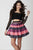 Tiffany Homecoming - Off-Shoulder Lace Two Piece Dress 27099 In Pink and Black
