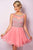 Tiffany Homecoming - Short Embellished Open back Dress 27100 In Pink