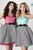 Tiffany Homecoming - Sweetheart with Diamond Printed A-line Cocktail Dress 27128 In Pink and Blue