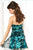 Tiffany Homecoming - 27886 Strapless Empire Cocktail Dress In Print