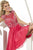 Tiffany Homecoming - Gracefully Ornate Illusion Chiffon A-Line Cocktail Dress 27888 In Pink