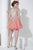 Tiffany Homecoming - Glamorous Open Beaded Back Dress 27969 In Pink