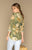 Merritt Charles -  Catamaran Blouse I Hawaiian Garden Print
