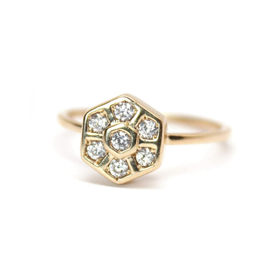 Rachael Ryen -  Honeycomb Gold Ring