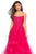 La Femme - 27694 Jeweled Rose Lace Appliqued Tulle Gown In Pink