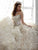 Quinceanera Collection - 26800 Crystal Beaded Rosette Ruffle Ballgown