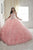 Quinceanera Collection - 26845 Crystal Beaded Ruffle Organza Ballgown in Pink
