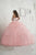 Quinceanera Collection - 26845 Crystal Beaded Ruffle Organza Ballgown in Pink