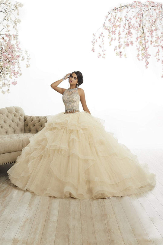 Quinceanera Collection - 26882 Two Piece Crystal Beaded Ballgown