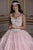 Quinceañera Collection - 26940 Dramatic Lace Ball Gown In Pink