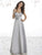 Damas - 52416 Pleated Sweetheart Satin A-line Dress
