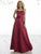 Damas - 52416 Pleated Sweetheart Satin A-line Dress