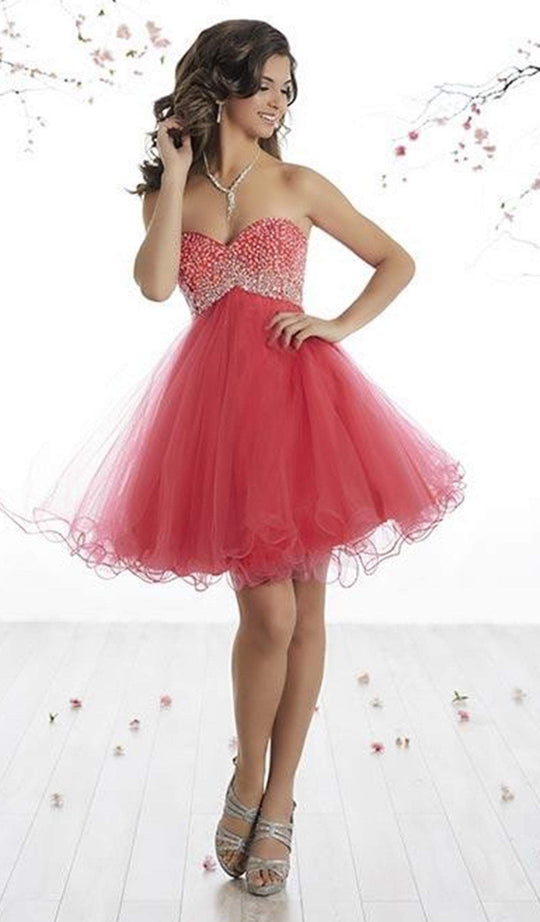 Damas - 52421 Beaded Sweetheart Tulle A-line Dress