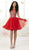 Damas - 52428 Metallic Lace Jewel Neck Tulle A-line Dress