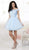 Damas - 52433 Beaded Off-Shoulder Tulle A-line Dress