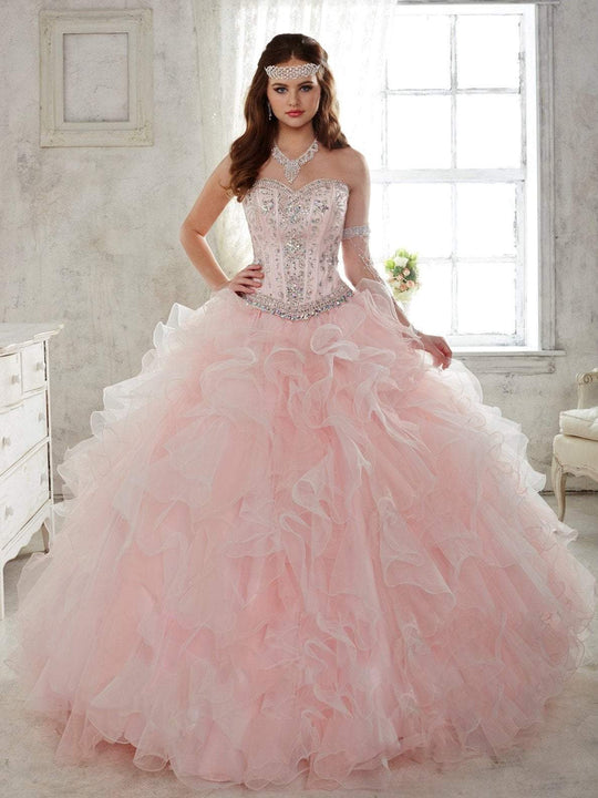 Quinceanera Collection - 26811 Beaded Gown With Removable Skirt
