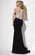 Studio 17 - 12557 Beaded Halter Sheath Dress in Black