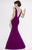 Studio 17 - 12572 Illusion Jewel Mermaid Dress in Purple