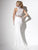 Studio 17 - 12577 Two Piece High Neck Trumpet Gown in White