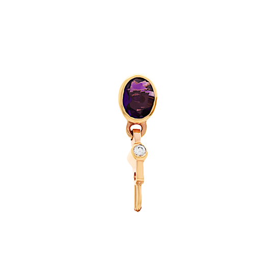 Tresor Collection - Gemstone and Diamond Interchangeable Top in 18K Gold