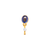 Tresor Collection - Gemstone and Diamond Interchangeable Top in 18K Gold