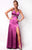 I47899 Dress in Magenta