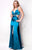 I47899 Dress in Dark Peacock