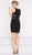 Colors Dress - G772S Sleeveless Halter Matter Jersey Sheath Dress in Black