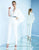 Ieena Duggal - Caped V Neck Jumpsuit with Metallic Belt 25240i  in White