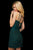 Sherri Hill - 53142 Beaded Halter Sheath Short Dress In Green