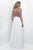 Plunging V-neck with Empire Waist A-line  Dress 254
