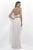 Golden Embellished Halter Top Two-Piece  Dress 263