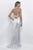 Shimmering Halter Neck Sheath Evening Gown 276