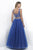 Intrigue - Beaded Sweetheart Top Two-Piece A-line Tulle Dress 295 in Blue