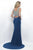 Intrigue - Crystal Embellished Sweetheart Neckline Gown 309 in Blue
