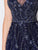 Ivonne D by Mon Cheri - 119D48W Stunning Beaded Tulle A-line Gown In Black and Blue