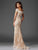 Clarisse - M6417 Romantic Lace Bateau Evening Gown in White and Neutral