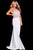 JVN53173 Embellished Illusion Halter Sheath Dress