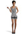 Ivy & Blu by Maggy Boutique - S3804M Mixed Print Scoop Neck Romper in Black and White