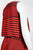 Ivy & Blu - S3765M Stripe Blouson A-line Dress in Red and Multi-Color