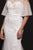 J060 Open Flutter Sleeves Sheath Dress