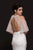 Colors Couture - J060 Open Flutter Sleeves Sheath Dress In White