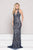 Colors Couture - J064 Choker Style Beaded Evening Gown