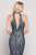 Colors Couture - J064 Choker Style Beaded Evening Gown