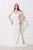 Jadore - J12001 Off Shoulder Lace Bodice Trumpet Gown In White