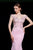 Jadore - J12009 Beaded Off Shoulder Long Mermaid Gown In Pink