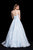 Jadore - J12015 Lace Sweetheart Tulle Ballgown In Blue
