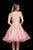 Jadore - J12016 Lace Sweetheart Tulle A-line Dress In Pink