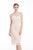 Jadore - J12057 Lace Embellished Strapless Cocktail Dress In Pink