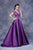 Jadore - J13069 Beaded V-Neck Evening Gown In Purple